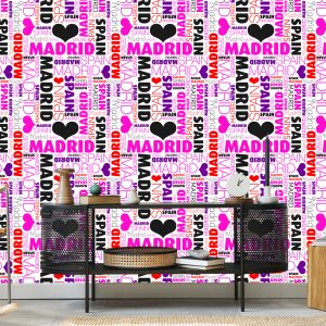 Papier Peint J'aime Madrid – Image 5