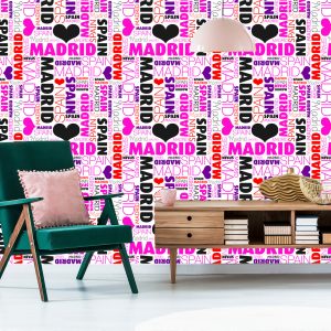 Papier Peint J'aime Madrid – Image 6