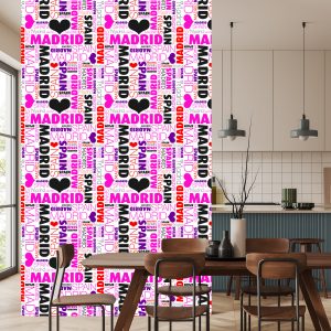 Papier Peint J'aime Madrid – Image 4
