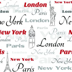 Papier Peint Symboles Des Grandes Villes – Image 1