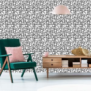 Papier Peint Motif Urbain Minimaliste – Image 6