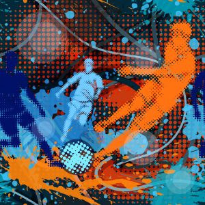 Papier Peint Ballon De Football Peint – Image 1