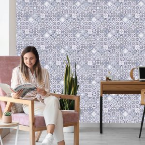 Papier Peint Mosaïque Abstraite À La Mode – Image 7