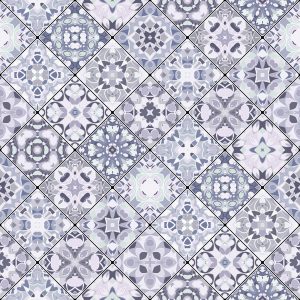 Papier Peint Mosaïque Abstraite À La Mode – Image 1