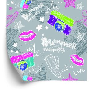 Papier Peint Caméras Colorées – Image 2