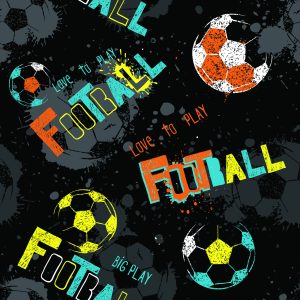 Papier Peint Ballon De Football Coloré – Image 1