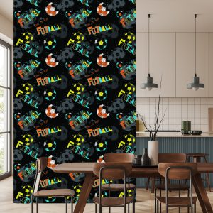 Papier Peint Ballon De Football Coloré – Image 4
