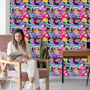Papier Peint Chat Pop-Art – Image 7