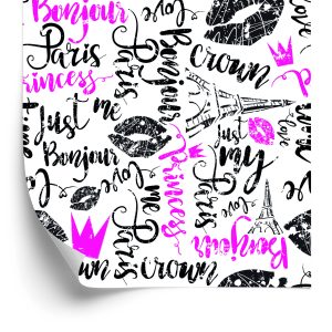 Papier Peint Typographie Parisienne – Image 2