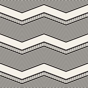 Papier Peint Géométrique - Zigzags Rétro – Image 1