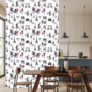 Papier Peint J'aime Paris – Image 4
