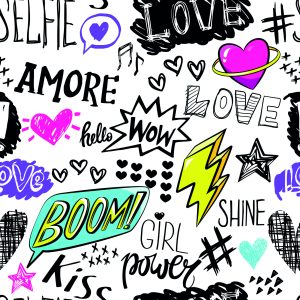 Papier Peint Mots De Passe Féminins – Image 1