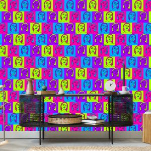 Papier Peint Des Portraits Au Style Pop-Art – Image 5