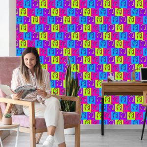 Papier Peint Des Portraits Au Style Pop-Art – Image 7