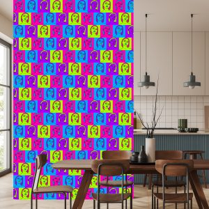 Papier Peint Des Portraits Au Style Pop-Art – Image 4