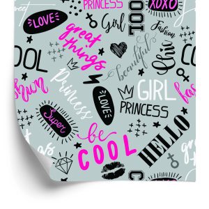 Papier Peint Typographie Féminine – Image 2