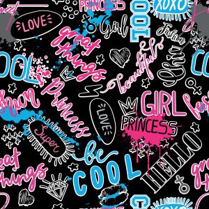 Papier Peint Slogans De Filles – Image 1