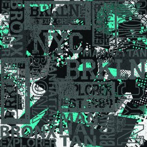 Papier Peint Teenage Graffiti Sous-Titres New York Bronx – Image 1