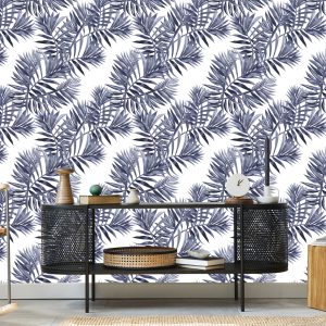 Papier Peint Feuilles Exotiques Vintage – Image 5