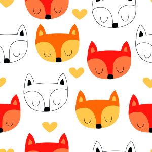 Papier Peint Belles Bouches De Renard – Image 1