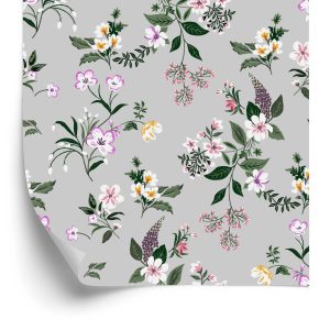 Papier Peint Fleurs Colorées Délicates – Image 2