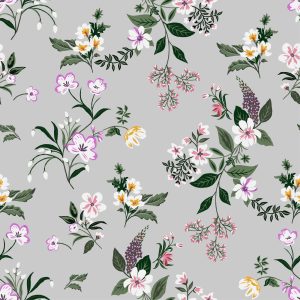 Papier Peint Fleurs Colorées Délicates – Image 1