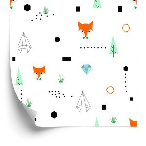 Papier Peint Renards Élégants – Image 2