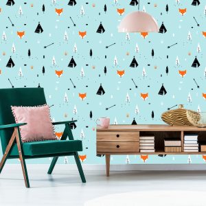 Papier Peint Renards Tipis – Image 6