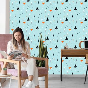 Papier Peint Renards Tipis – Image 7