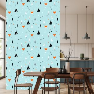 Papier Peint Renards Tipis – Image 4