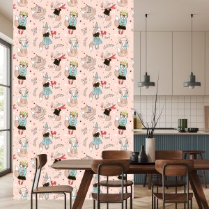 Papier Peint Renards Heureux Avec Des Inscriptions – Image 4