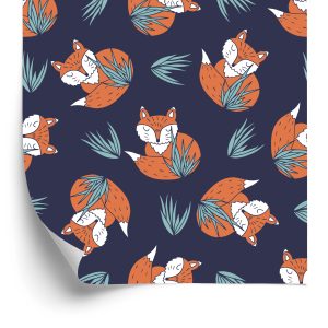 Papier Peint Renards Endormis De W. – Image 2