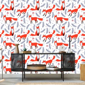 Papier Peint Renards Aux Baies – Image 5