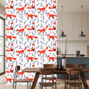 Papier Peint Renards Aux Baies – Image 4