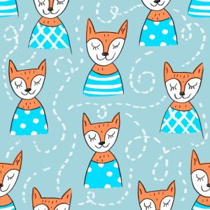 Papier Peint Renards En Chandails – Image 1