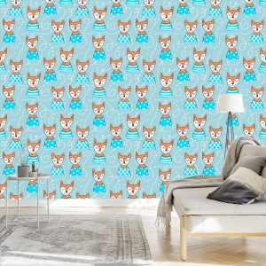 Papier Peint Renards En Chandails – Image 3
