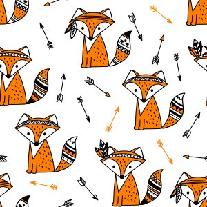 Papier Peint Renards Indiens – Image 1