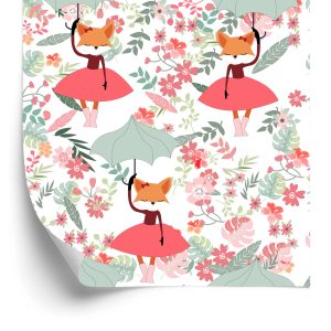 Papier Peint Princesse Renards – Image 2