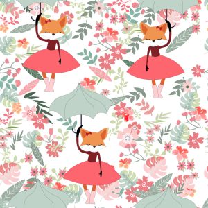 Papier Peint Princesse Renards – Image 1