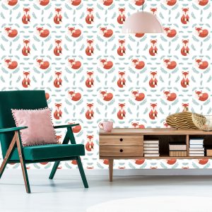 Papier Peint Renards Avec Des Plantes – Image 6