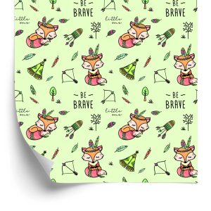 Papier Peint Renards Indiens Endormis – Image 2