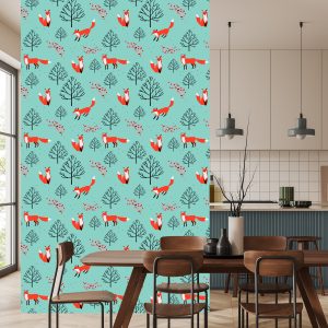 Papier Peint Renards Aux Fruits Des Bois – Image 4