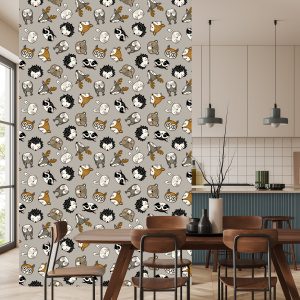 Papier Peint Heureux Animaux De La Forêt – Image 4