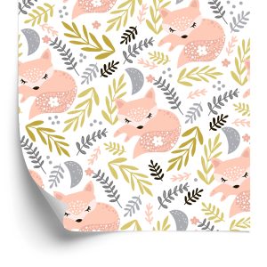 Papier Peint Beaux Renards Endormis – Image 2