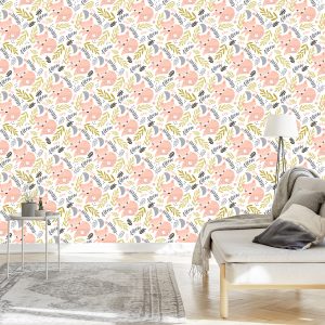 Papier Peint Beaux Renards Endormis – Image 3