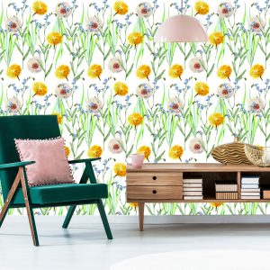 Papier Peint Pissenlits Et Fleurs Sauvages – Image 6