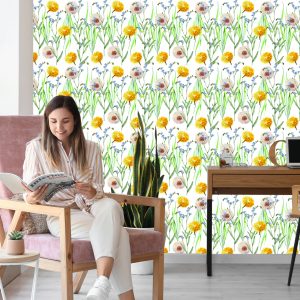 Papier Peint Pissenlits Et Fleurs Sauvages – Image 7
