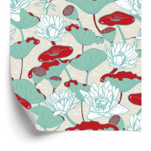 Papier Peint Nénuphars Et Lotus – Image 2
