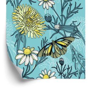 Papier Peint Pissenlit Avec Marguerite – Image 2