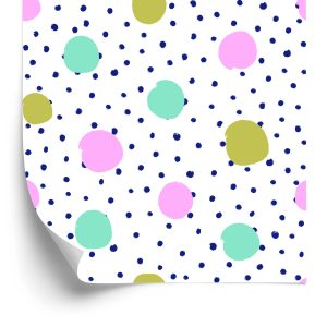 Papier Peint Points Peints Colorés – Image 2